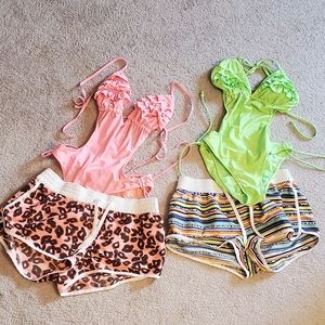 OP Monokini and Shorts Swimsuit Bundle L